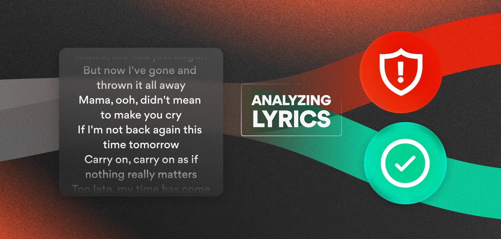 Sentinel lyrics copyright process